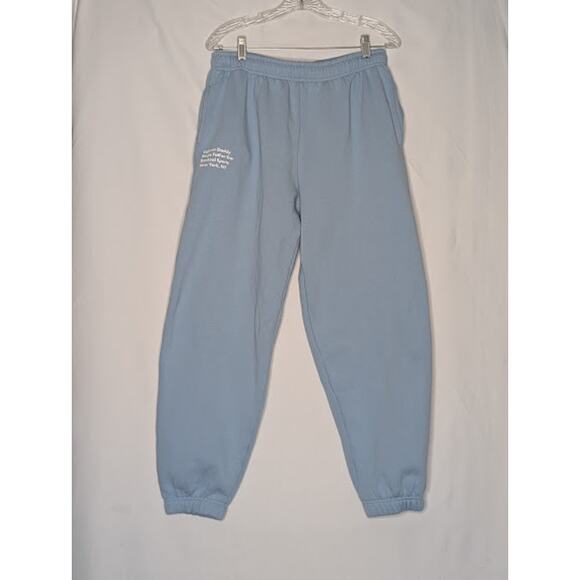 BARSTOOL SPORTS Light Blue Joggers Womens XL Athletica loungewear Cozycore - Picture 1 of 7